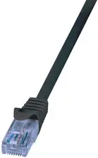 LogiLink Câble Patch EconLine, cat.6A, U/UTP, 0,5 m, noir