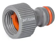 Bradas Nez de robinet WHITE LINE, filetage 1/2", gris