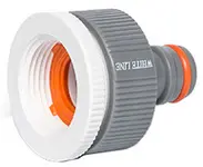 Bradas Nez de robinet WHITE LINE, 1/2" + 3/4", gris/blanc