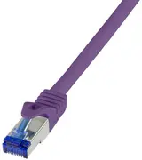 LogiLink Câble patch Ultraflex, Cat.6A, S/FTP, 0,5 m, violet
