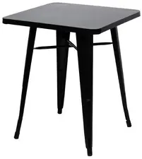 PAPERFLOW Table d'extérieur URBAN, 600 x 600 mm, noir