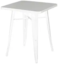 PAPERFLOW Table d'extérieur URBAN, 600 x 600 mm, blanc