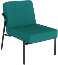 PAPERFLOW Fauteuil visiteur d'extérieur MEDSO KLASSIK S bleu