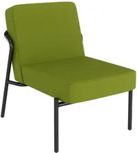 PAPERFLOW Fauteuil visiteur d'extérieur MEDSO KLASSIK S vert