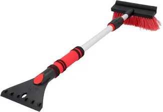 NIGRIN Gratte-givre avec balai à neige, 610 mm, noir / rouge
