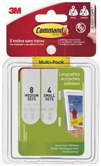 3M Command Languettes de fixation pour cadres, multipack