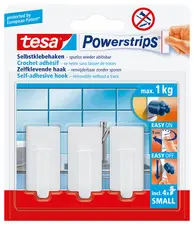 tesa Powerstrips Crochet adhésif SMALL classic, blanc