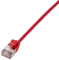 LogiLink Câble patch Ultraflex, Cat. 6A, U/FTP, 0,3 m, rouge