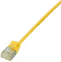 LogiLink Câble patch Ultraflex, Cat. 6A, U/FTP, 1,5 m, jaune