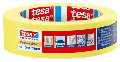 tesa Adhésif masquage papier pour peinture 4334,30 mm x 50 m