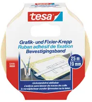 tesa Ruban adhésif de masquage, 19 mm x 25 m
