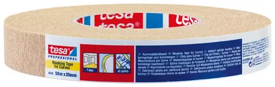 tesa Adhésif masquage papier pour peinture 4319,30 mm x 50 m