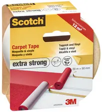 Scotch Ruban adhésif extra fort pour tapis, 50 mm x 7 m