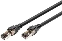 DIGITUS Câble de brassage, cat. 8.1, S/FTP, 3,0 m, noir