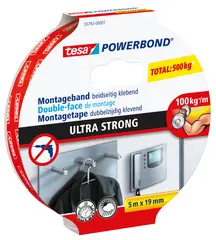 tesa Adhésif double face de montage Powerbond Ultra Strong