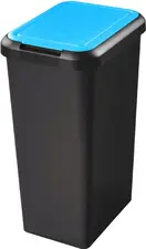 CEP Poubelle de tri sélectif Touch & Lift, 45 litres, bleu