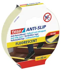 tesa Ruban adhésif anti-dérapant, 25 x 5,0 m, fluorescent