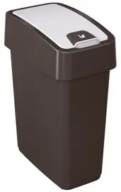 keeeper Poubelle "magne", 25 litres, anthracite / blanc