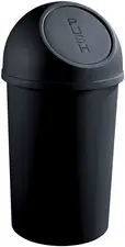 helit Poubelle "the flip", 25 litres, noir