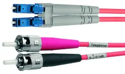 Telegärtner Câble à fibre optique, LC-Duplex, OM3, 2 m