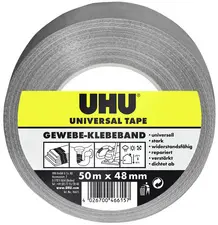 UHU Ruban adhésif toilé universel, 48 mm x 50 m, gris