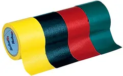 Rubafix Ruban toile, se découpe à la main, plastifié, rouge