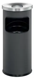 DURABLE Corbeille à papier SAFE, avec couvercle étouffoir