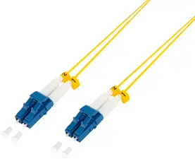 LogiLink Câble patch fibre optique, 2x LC-Duplex, OS2, 10 m
