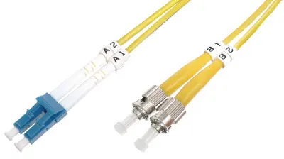 DIGITUS Câble Patch à fibres optiques LC-Duplex - 2 x ST