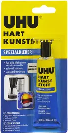 UHU colle spéciale" HART KUNSTSTOFF", plastique dur, 30 g