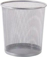 WESTCOTT Corbeille, en fils métalliques, 12,3 L, argent