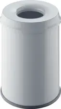 helit Corbeille à papier en acier "the guardian", 15 litres