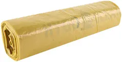 HYGOCLEAN Sac poubelle LDPE Eco, 120 L, 35 microns, jaune