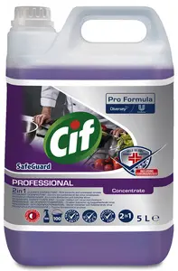Cif Nettoyant désinfectant concentré 2in1 Professional, 5 L
