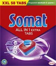 Somat Pastille lave vaisselle ALL IN 1 EXTRA, 58 pastilles