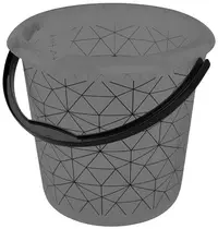 keeeper Seau déco ilvie "polygon", rond, 10 litres