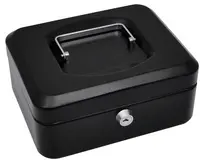 pavo Caisse à monnaie, (L)250 x (P)180 x (H)90 mm, noir
