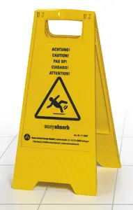easyabsorb Panneau de signalisation "Attention sol glissant