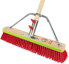 LEO MAIER Balai de rue avec manche "Bulldozer", 450 mm