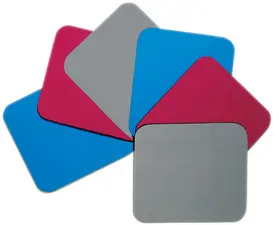 Fellowes tapis de souris standard, en polyestère, bleu