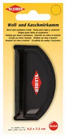 KLEIBER Peigne pour laine & cachemire, en plastique, noir