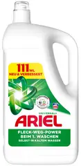 ARIEL Lessive liquide Universal+, 4,995 litres - 111 lavages