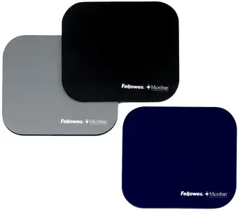 Fellowes tapis de souris Microban, en néoprène, bleu