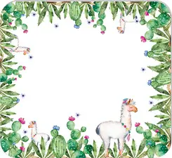 RNK Verlag Bloc tapis de souris "Lama", 240 x 220 mm
