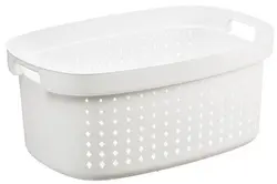 plast team Corbeille à linge SEOUL, 41,9 litres, blanc