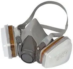 3M demi-masque avec filtres à échange 6002C