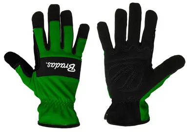 Bradas Gants de travail verde, noir/vert, M