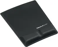 Fellowes Repose-poignet Health-V, recouvert de Lycra, noir