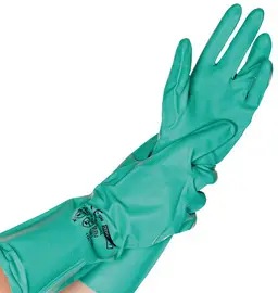 HYGOSTAR Gant universel en nitrile "PROFESSIONAL", L, vert