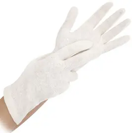 HYGONORM Gant en coton Nature, S, naturel